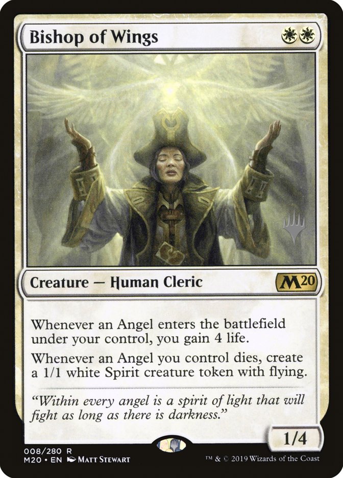 Bishop of Wings (Promo Pack) [Core Set 2020 Promos] | Gate City Games LLC