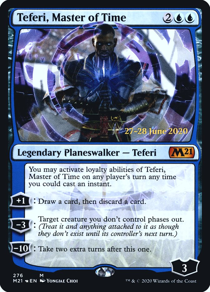 Teferi, Master of Time (276) [Core Set 2021 Prerelease Promos] | Gate City Games LLC