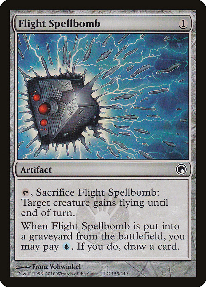 Flight Spellbomb [Scars of Mirrodin] | Gate City Games LLC