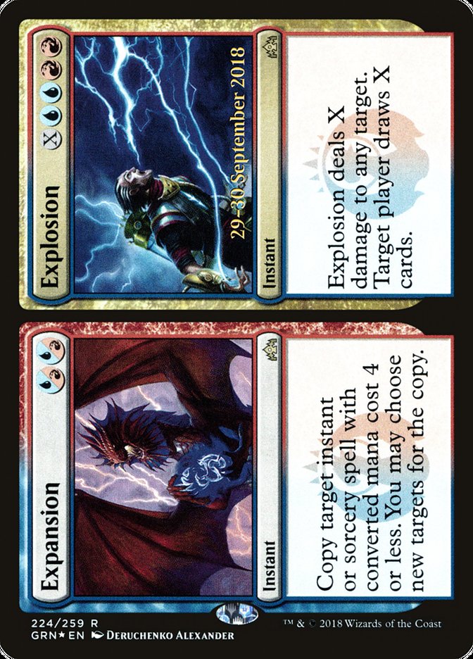 Expansion // Explosion [Guilds of Ravnica Prerelease Promos] | Gate City Games LLC