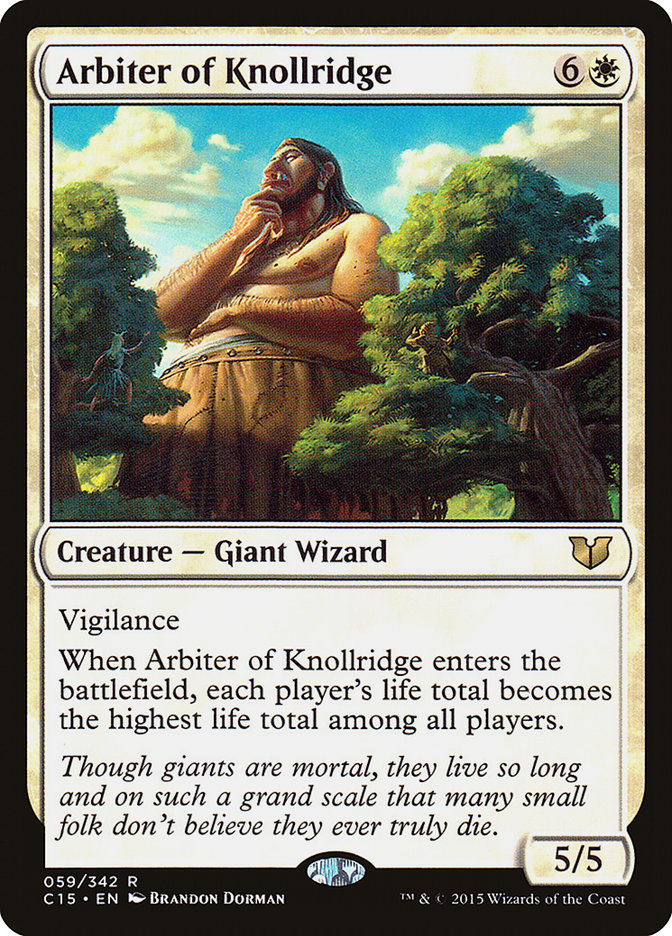 Arbiter of Knollridge [Commander 2015] | Gate City Games LLC