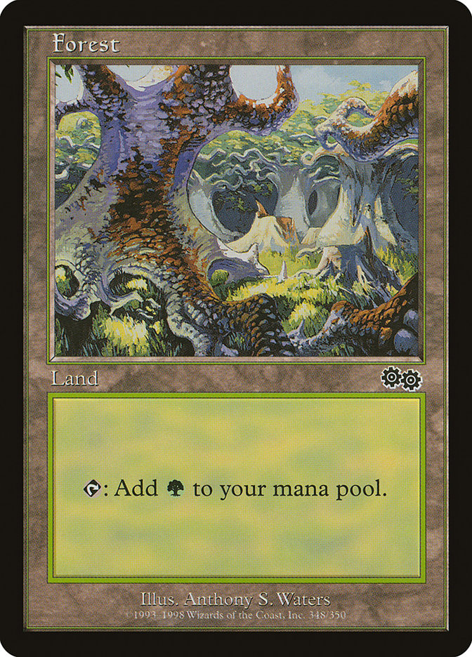 Forest (348) [Urza's Saga] | Gate City Games LLC