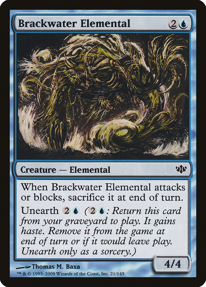Brackwater Elemental [Conflux] | Gate City Games LLC