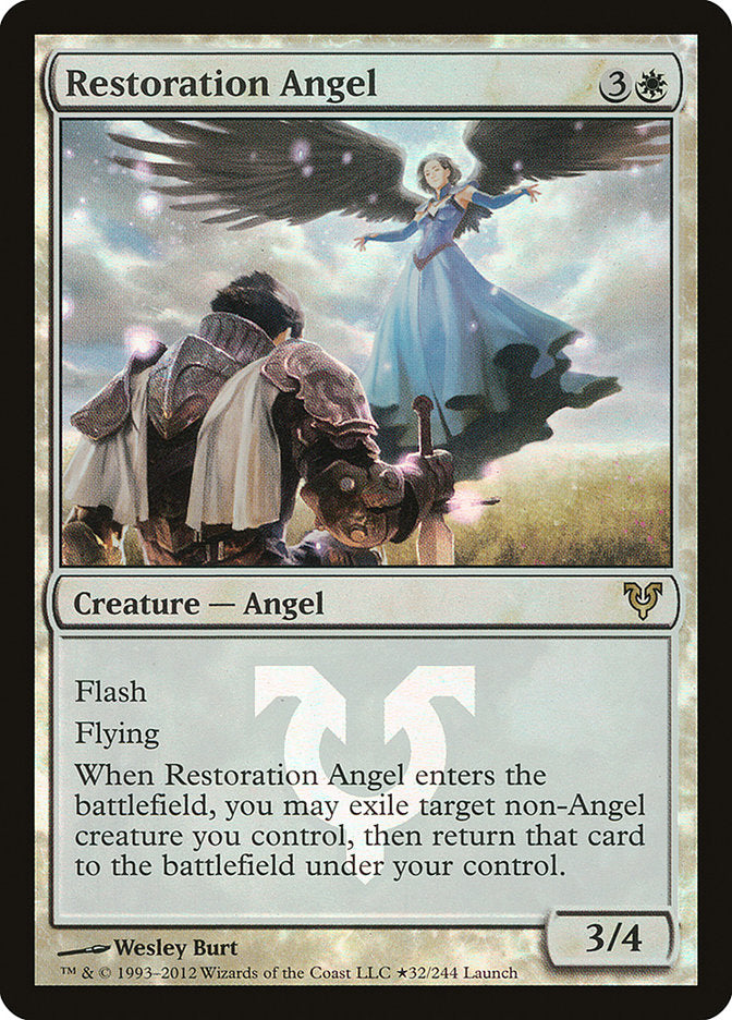Restoration Angel (Launch) [Avacyn Restored Prerelease Promos] | Gate City Games LLC