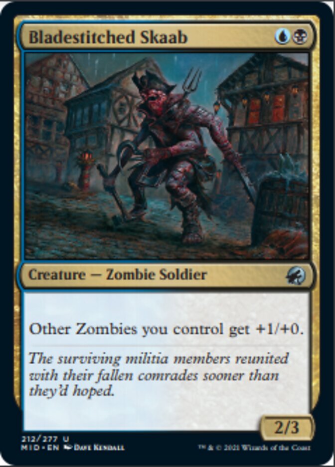 Bladestitched Skaab [Innistrad: Midnight Hunt] | Gate City Games LLC