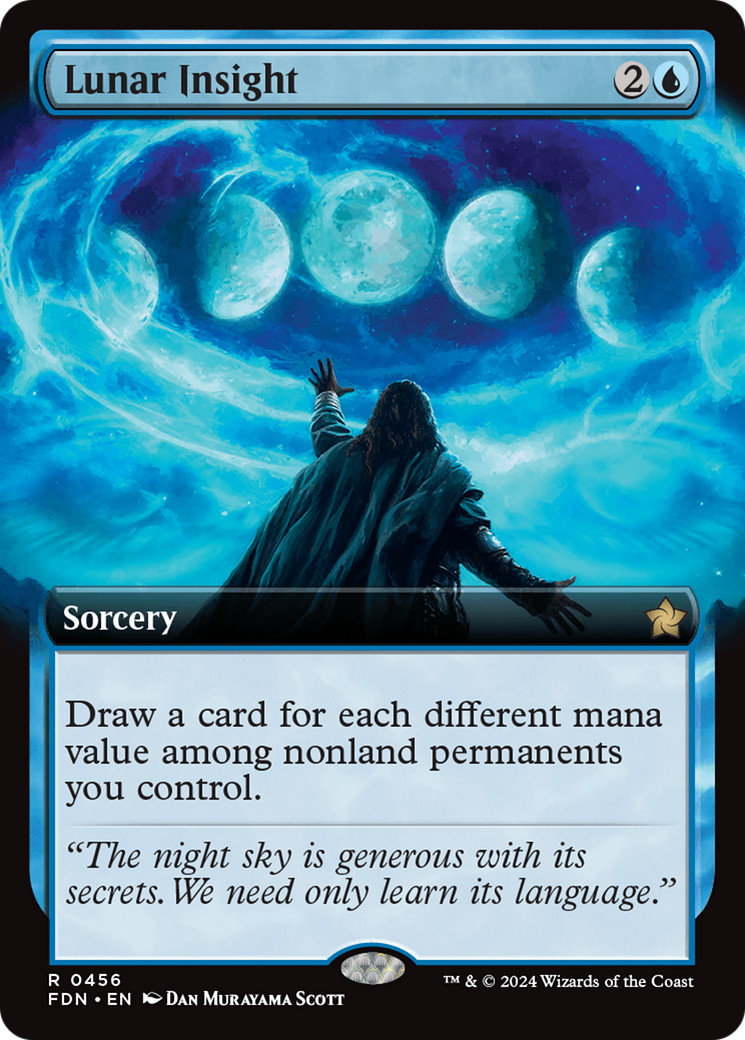 Lunar Insight (Extended Art) [Foundations] | Gate City Games LLC