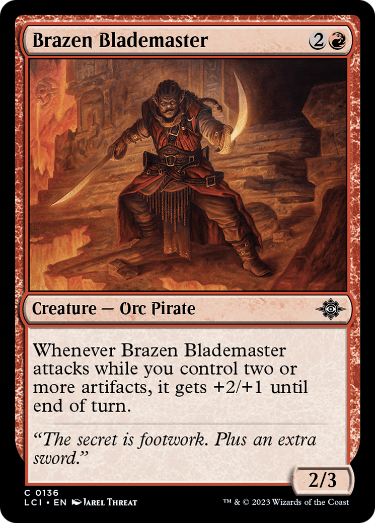 Brazen Blademaster [The Lost Caverns of Ixalan] | Gate City Games LLC