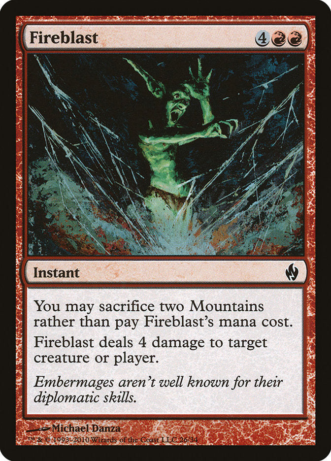 Fireblast [Premium Deck Series: Fire and Lightning] | Gate City Games LLC