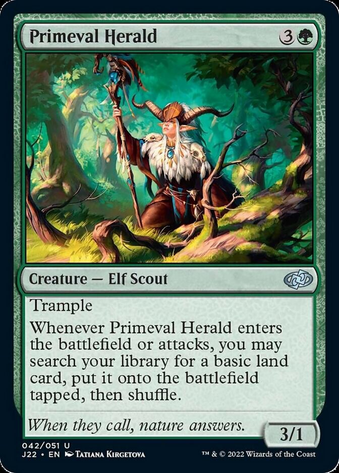 Primeval Herald [Jumpstart 2022] | Gate City Games LLC
