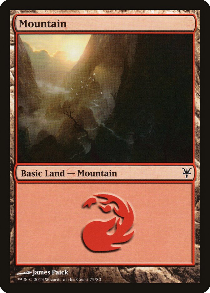 Mountain (75) [Duel Decks: Sorin vs. Tibalt] | Gate City Games LLC