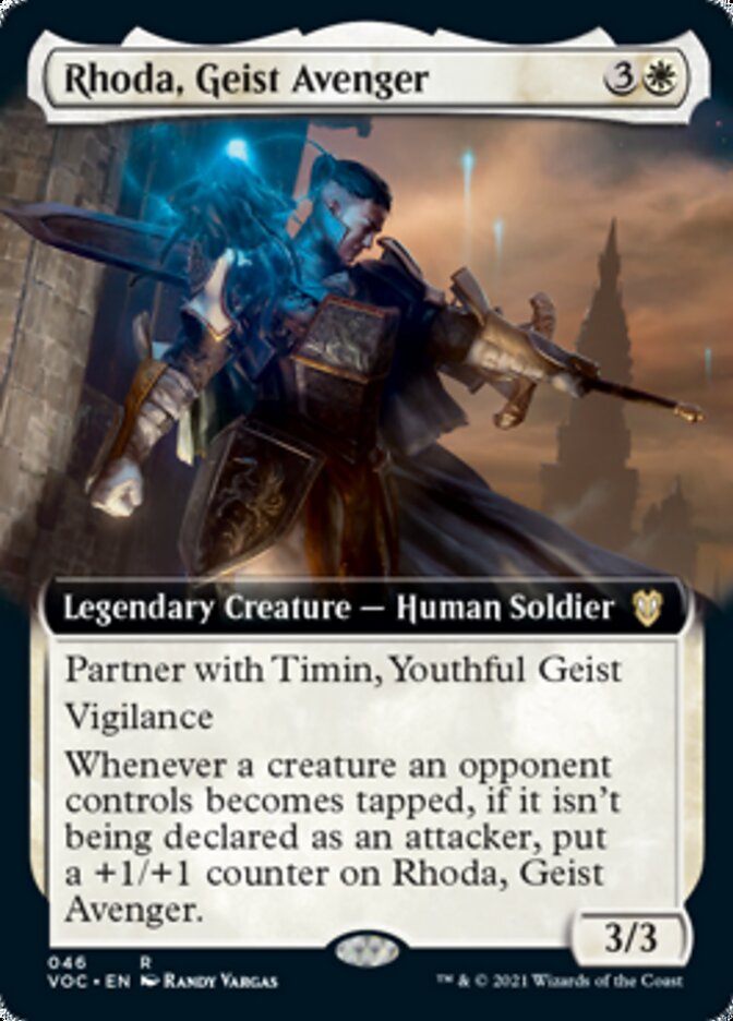 Rhoda, Geist Avenger (Extended Art) [Innistrad: Crimson Vow Commander] | Gate City Games LLC
