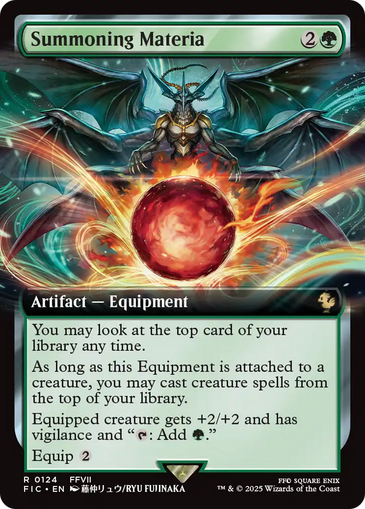 Summoning Materia (Extended Art) [FINAL FANTASY Commander] | Gate City Games LLC