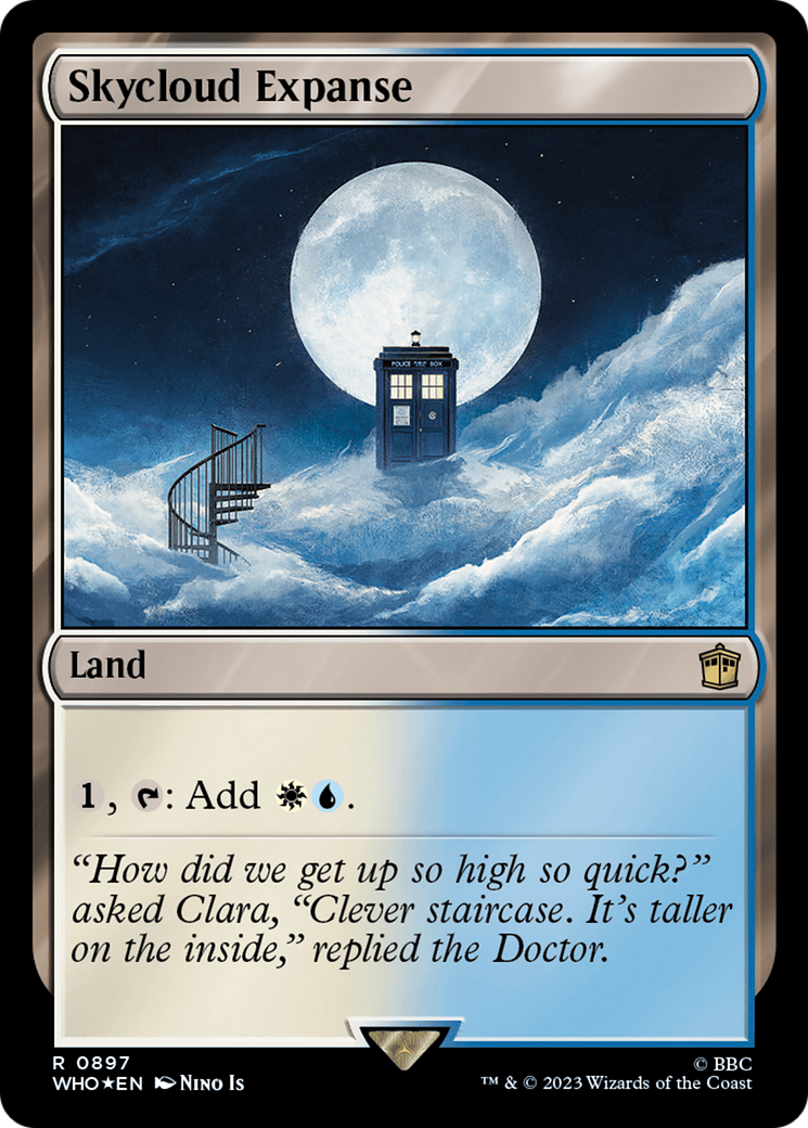 Skycloud Expanse (Surge Foil) [Doctor Who] | Gate City Games LLC