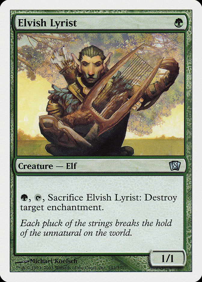 Elvish Lyrist [Eighth Edition] | Gate City Games LLC