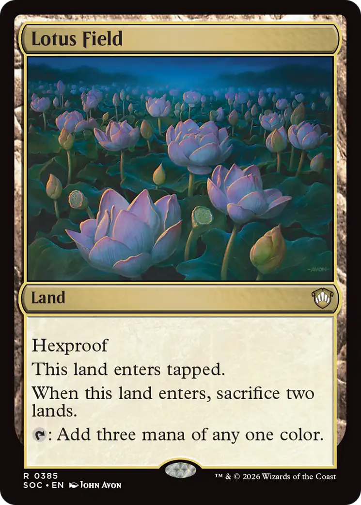 Lotus Field [Secrets of Strixhaven Commander] | Gate City Games LLC