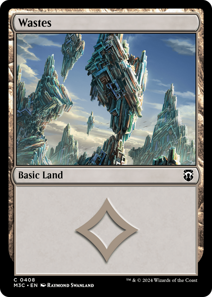 Wastes (Ripple Foil) [Modern Horizons 3 Commander] | Gate City Games LLC