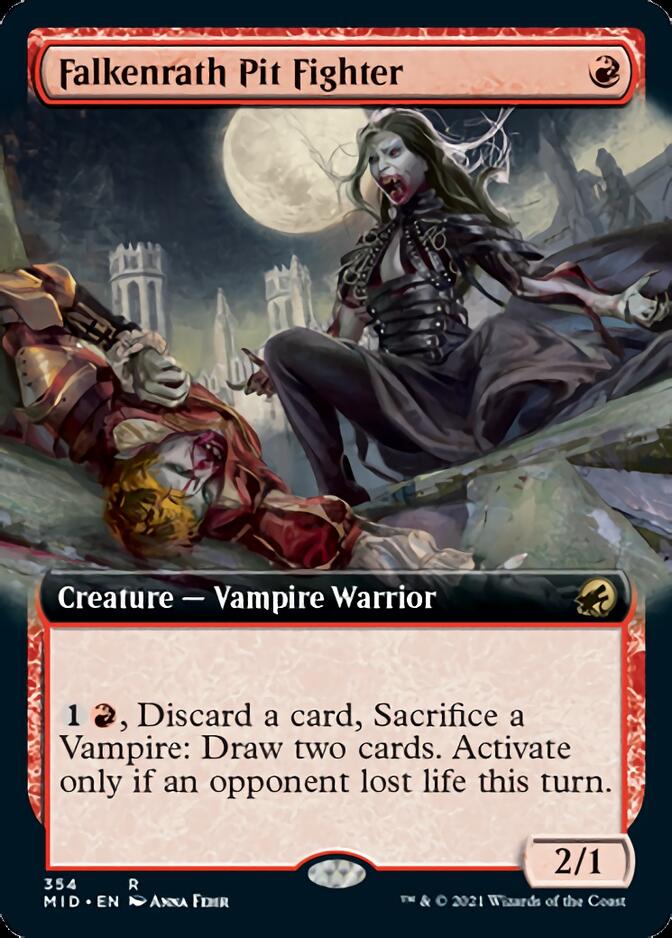 Falkenrath Pit Fighter (Extended Art) [Innistrad: Midnight Hunt] | Gate City Games LLC