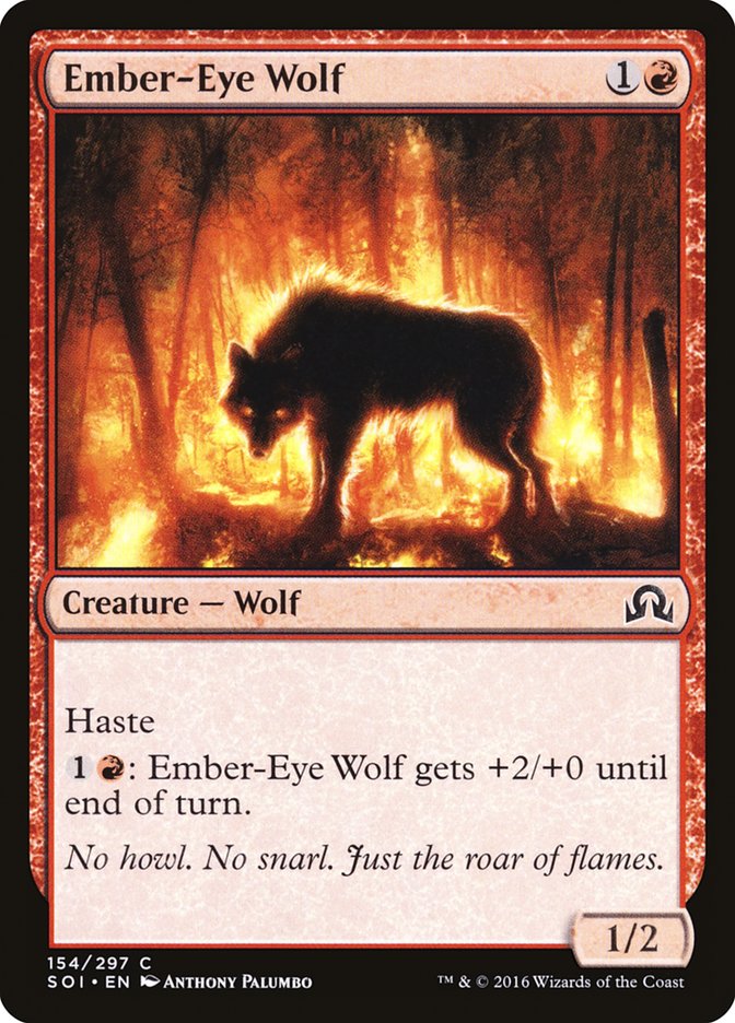 Ember-Eye Wolf [Shadows over Innistrad] | Gate City Games LLC