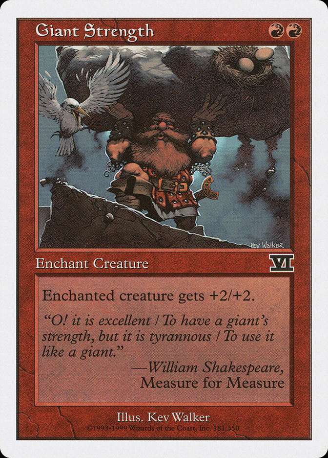 Giant Strength [Classic Sixth Edition] | Gate City Games LLC