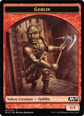 Goblin // Thopter Double-Sided Token (Game Night) [Core Set 2019 Tokens] | Gate City Games LLC