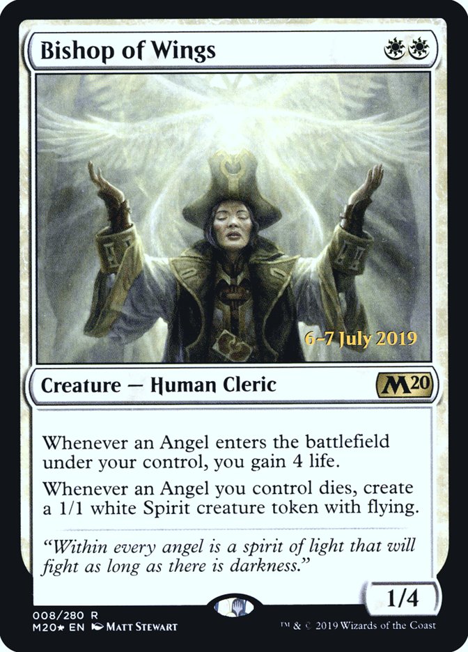 Bishop of Wings [Core Set 2020 Prerelease Promos] | Gate City Games LLC