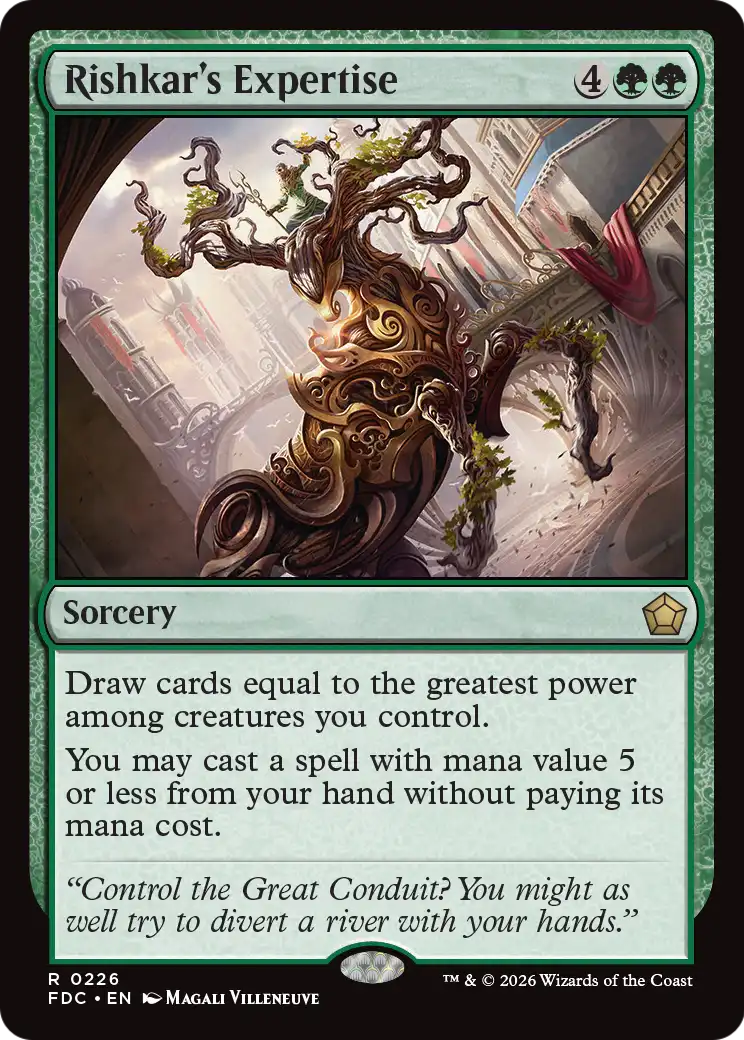 Rishkar's Expertise [Foundations Commander] | Gate City Games LLC
