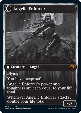 Enduring Angel // Angelic Enforcer [Innistrad: Double Feature] | Gate City Games LLC
