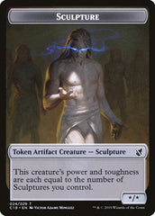 Bird (001) // Sculpture Double-Sided Token [Commander 2019 Tokens] | Gate City Games LLC