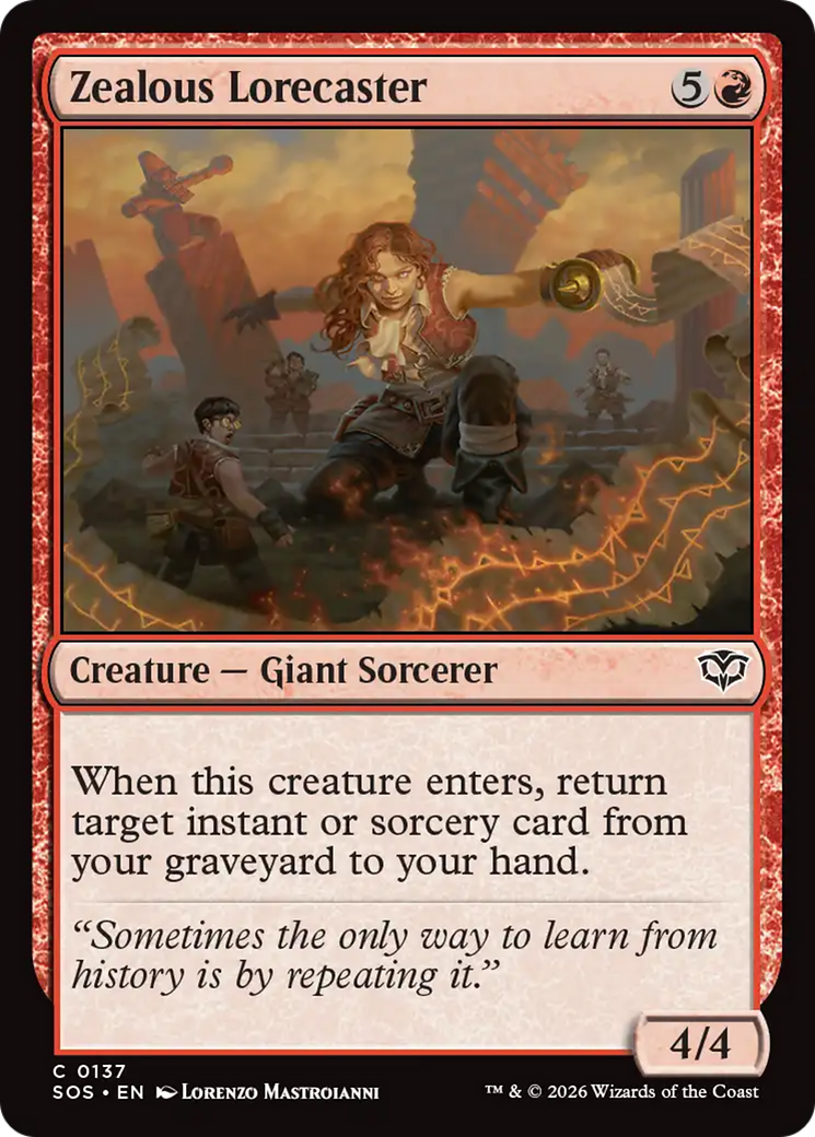 Zealous Lorecaster [Secrets of Strixhaven] | Gate City Games LLC