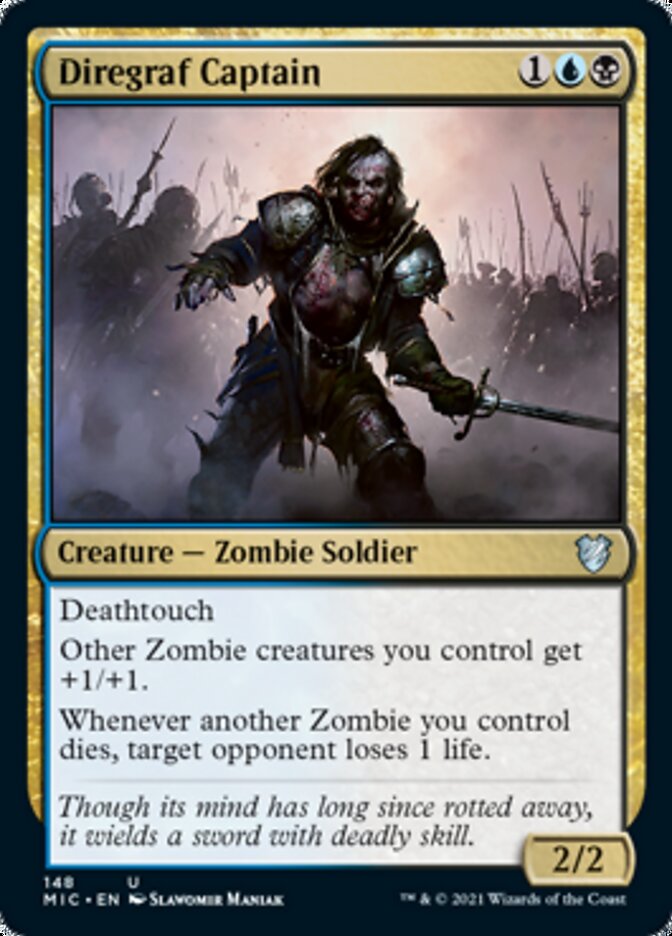 Diregraf Captain [Innistrad: Midnight Hunt Commander] | Gate City Games LLC