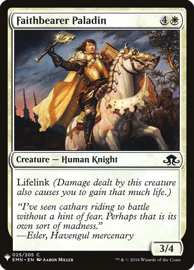 Faithbearer Paladin [Mystery Booster] | Gate City Games LLC