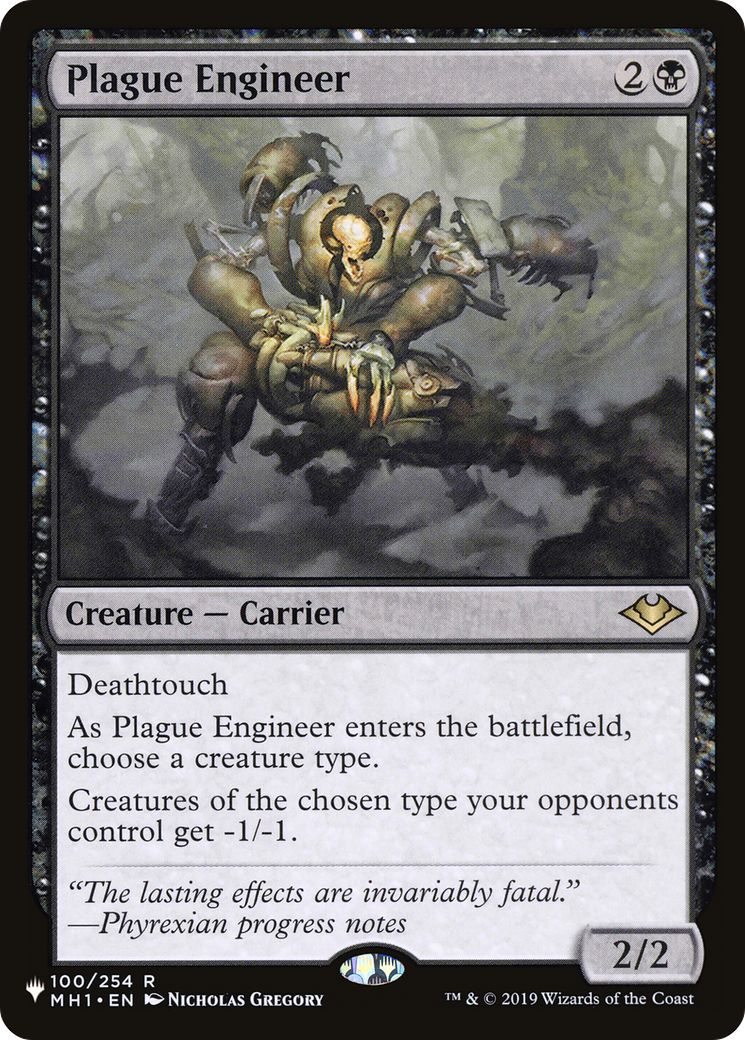 Plague Engineer [The List] | Gate City Games LLC