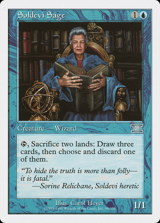Soldevi Sage [Classic Sixth Edition] | Gate City Games LLC