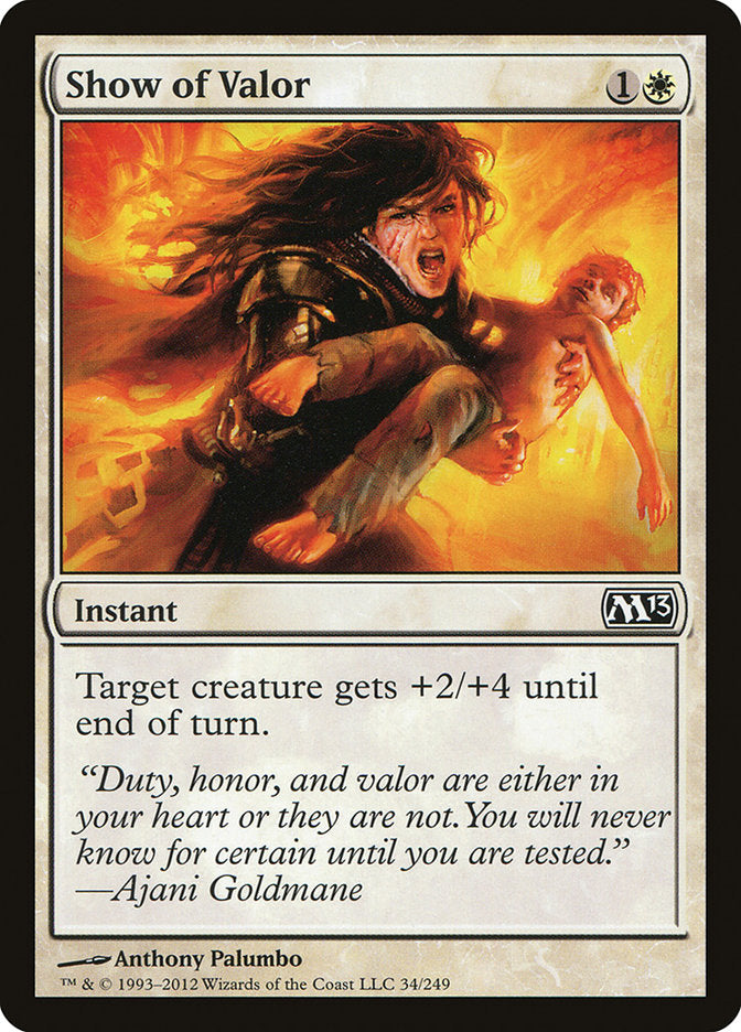 Show of Valor [Magic 2013] | Gate City Games LLC