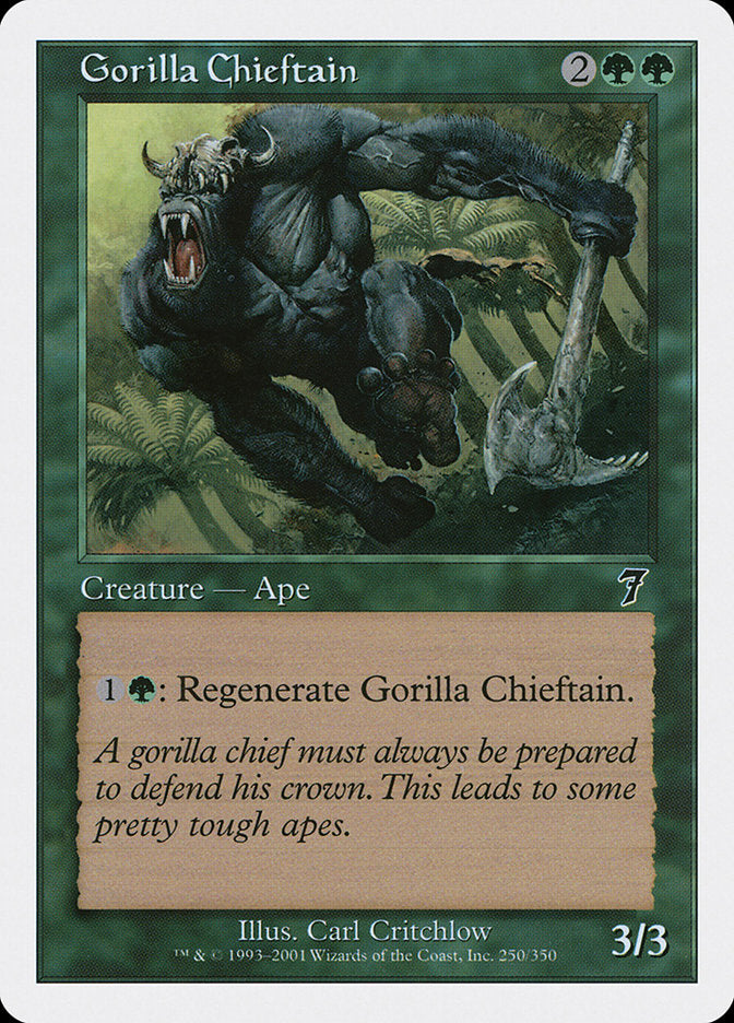 Gorilla Chieftain [Seventh Edition] | Gate City Games LLC