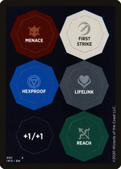 Punch Card Token (001 // 002) [Ikoria: Lair of Behemoths Tokens] | Gate City Games LLC
