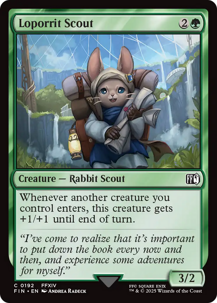 Loporrit Scout [FINAL FANTASY] | Gate City Games LLC
