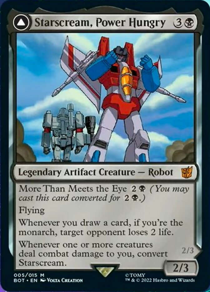 Starscream, Power Hungry // Starscream, Seeker Leader [Transformers] | Gate City Games LLC
