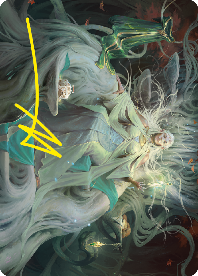 Galadriel, Gift-Giver Art Card (Gold-Stamped Signature) [The Lord of the Rings: Tales of Middle-earth Art Series] | Gate City Games LLC