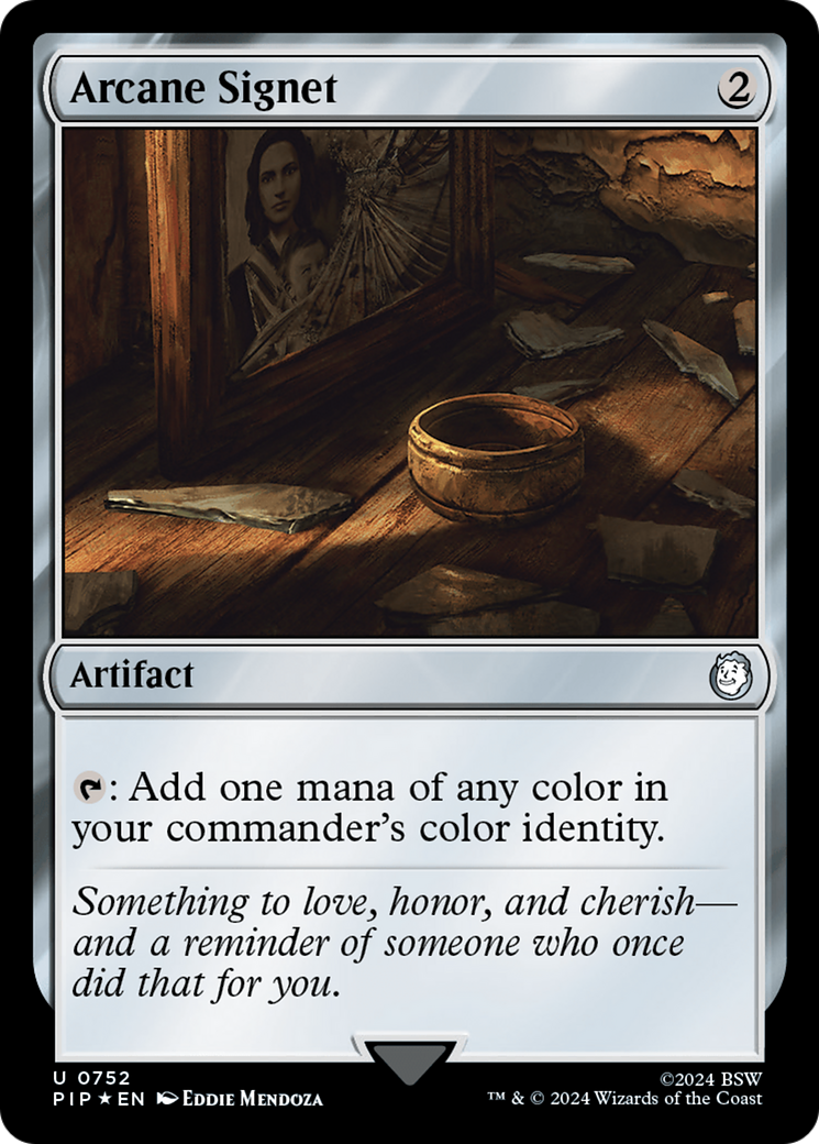 Arcane Signet (Surge Foil) [Fallout] | Gate City Games LLC