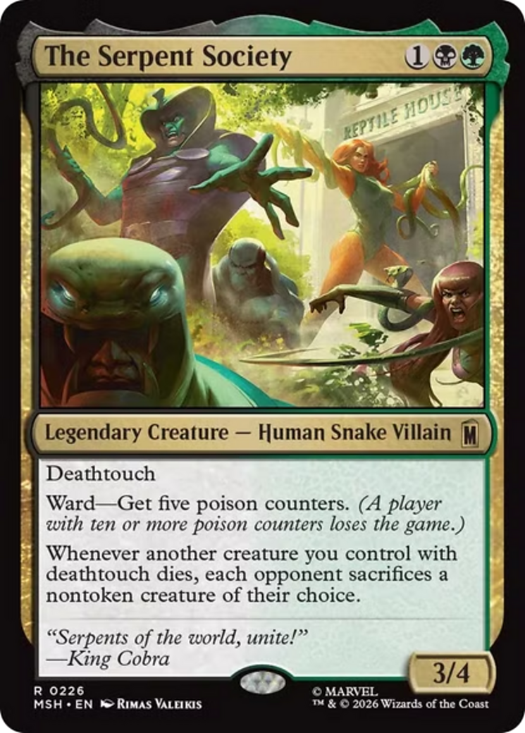 The Serpent Society [Marvel Super Heroes] | Gate City Games LLC
