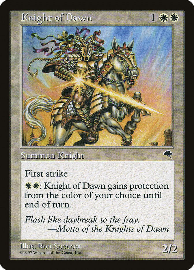 Knight of Dawn [Tempest] | Gate City Games LLC