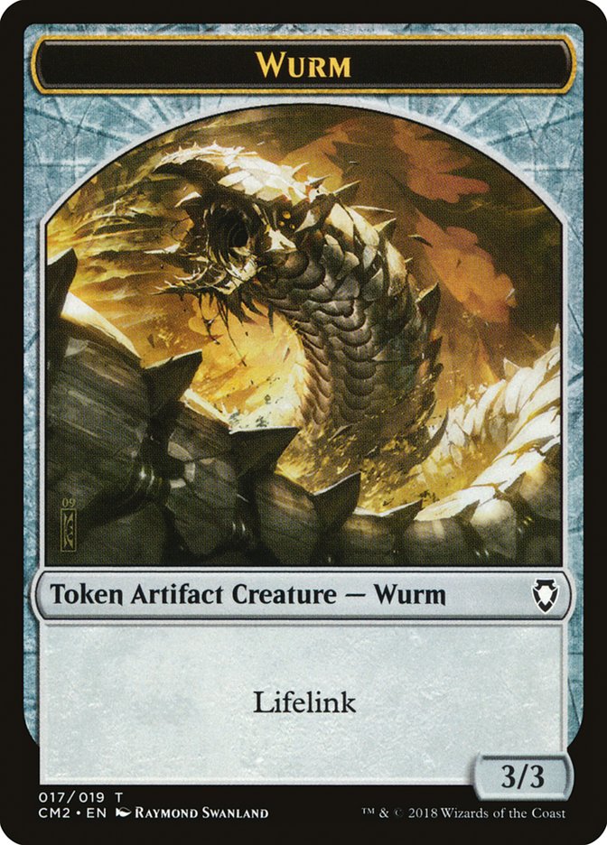 Wurm Token (017/019) [Commander Anthology Volume II Tokens] | Gate City Games LLC