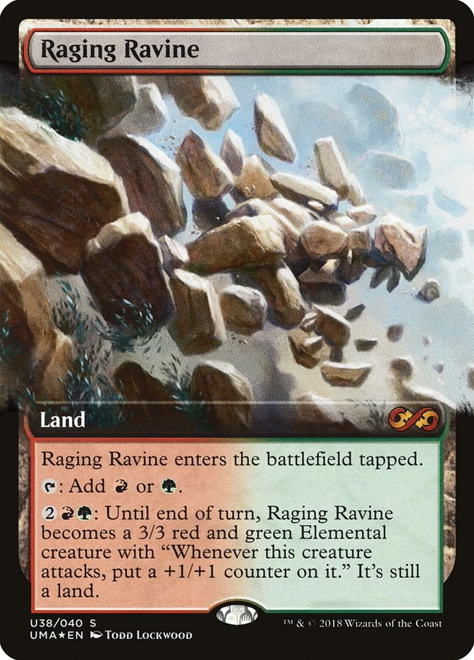 Raging Ravine (Topper) [Ultimate Masters Box Topper] | Gate City Games LLC