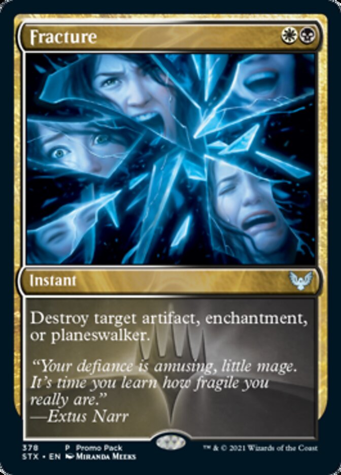Fracture (Promo Pack) [Strixhaven: School of Mages Promos] | Gate City Games LLC