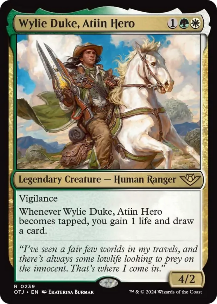 Wylie Duke, Atiin Hero [Outlaws of Thunder Junction] | Gate City Games LLC