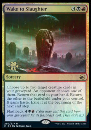 Wake to Slaughter [Innistrad: Midnight Hunt Prerelease Promos] | Gate City Games LLC