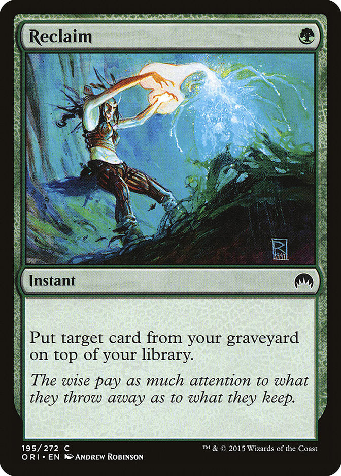 Reclaim [Magic Origins] | Gate City Games LLC