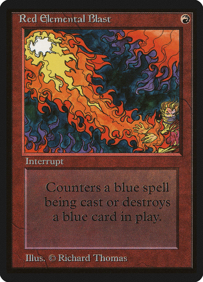 Red Elemental Blast [Beta Edition] | Gate City Games LLC