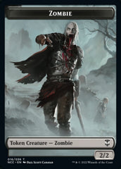 Zombie // Drake Double-Sided Token [Streets of New Capenna Commander Tokens] | Gate City Games LLC